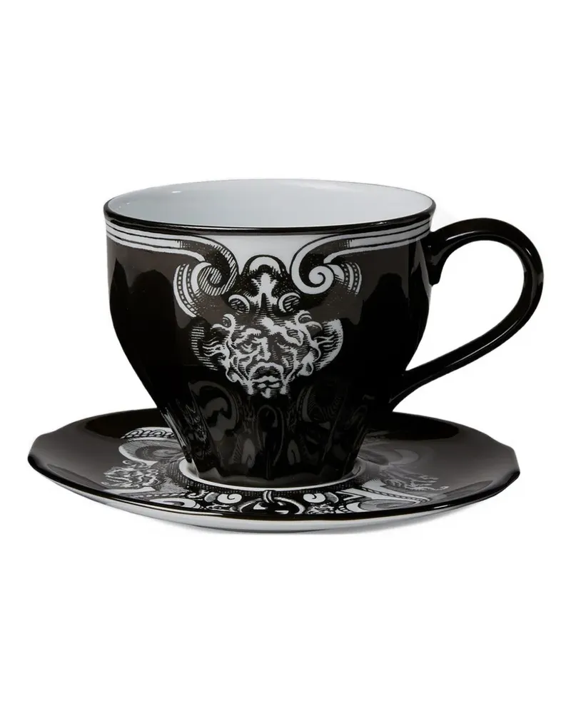 Gucci Tasse mit Untertasse - Schwarz Schwarz