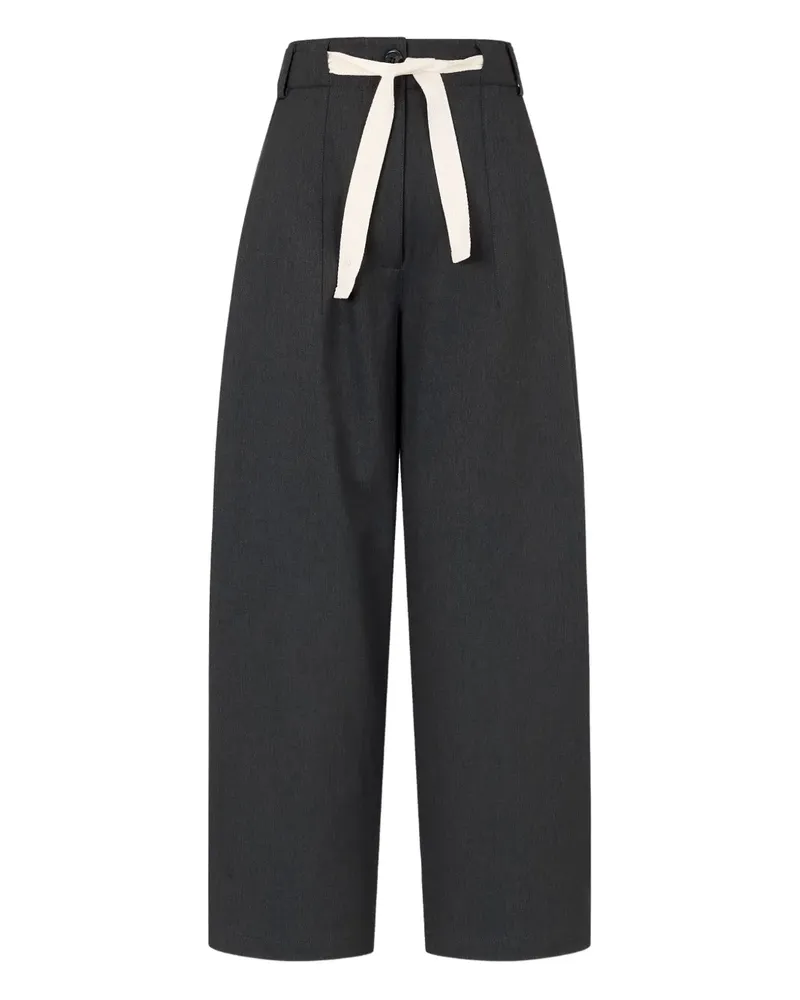 STUDIO TOMBOY Hose mit Kordelzug - Grau Grau