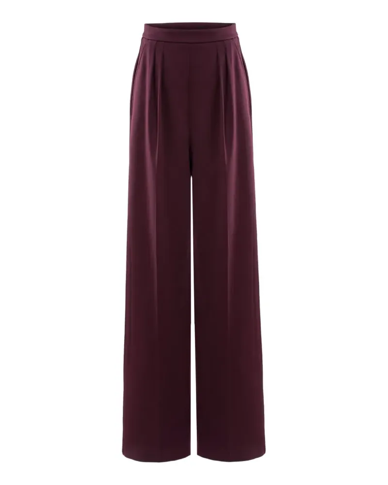 Saiid Kobeisy pleated wide-leg trousers - Violett Violett
