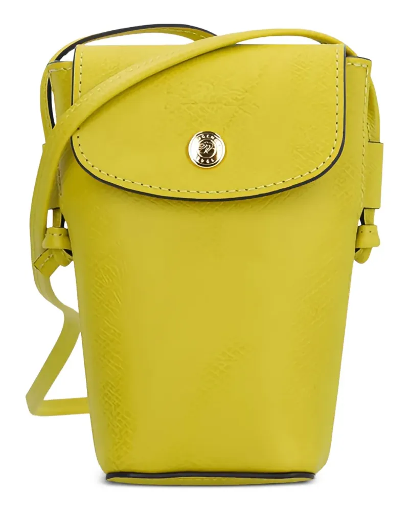 Longchamp Épure leather phone case - Grün Grün