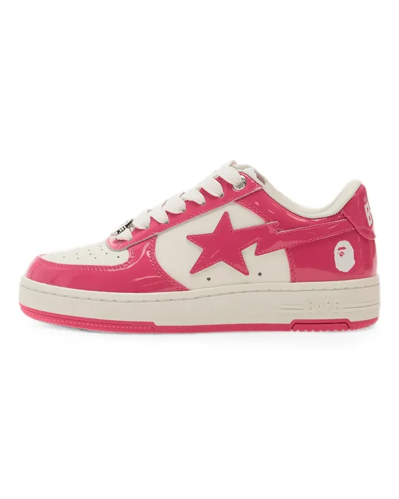 BAPE Bape Sta 1 patent leather sneakers - Rosa Rosa