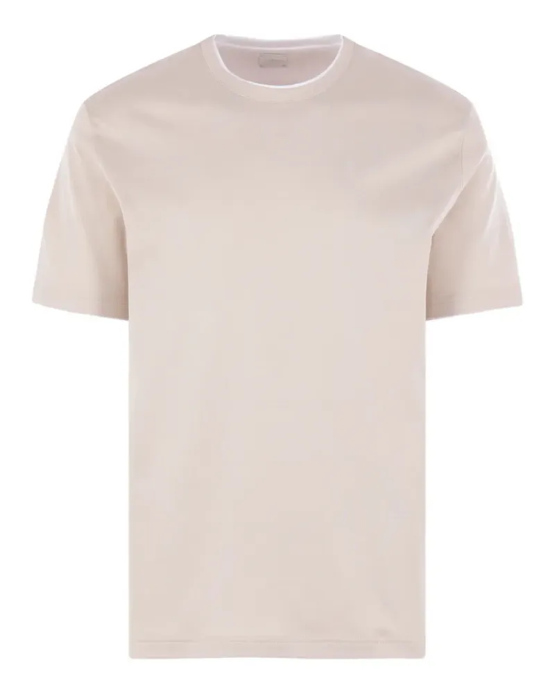 Eleventy T-Shirt mit rundem Ausschnitt - Nude Nude