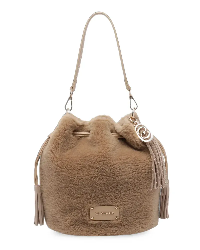 LA CARRIE Teddy Beuteltasche - Nude Nude