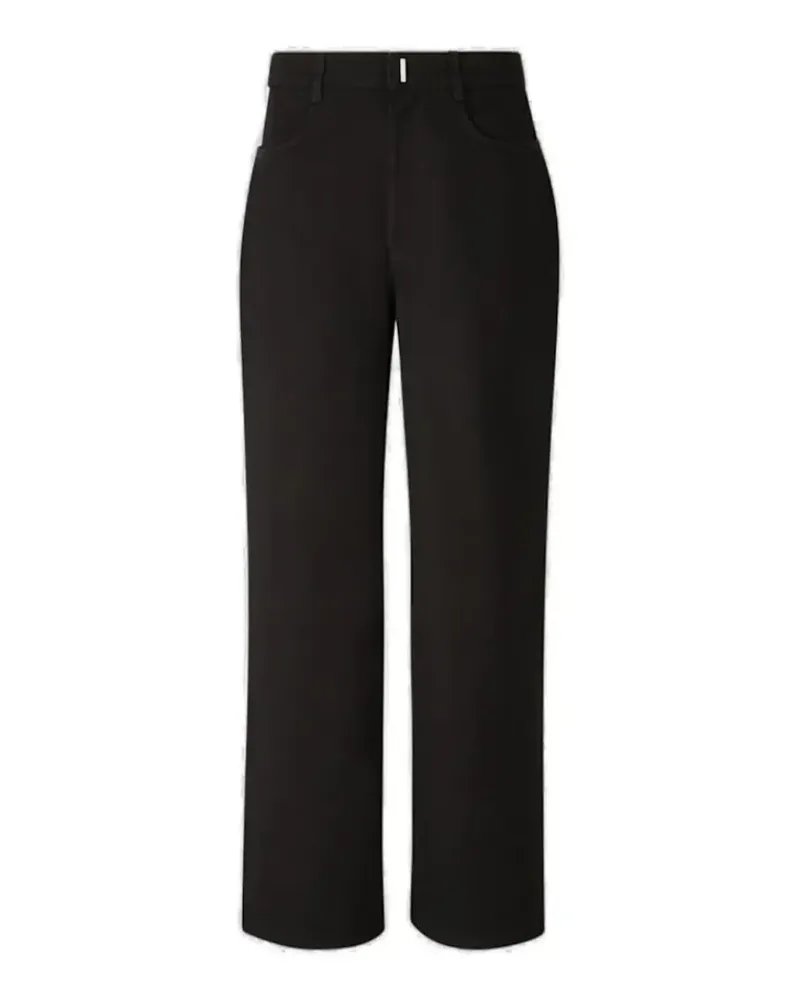 Givenchy patch-pocket straight-leg jeans - Schwarz Schwarz