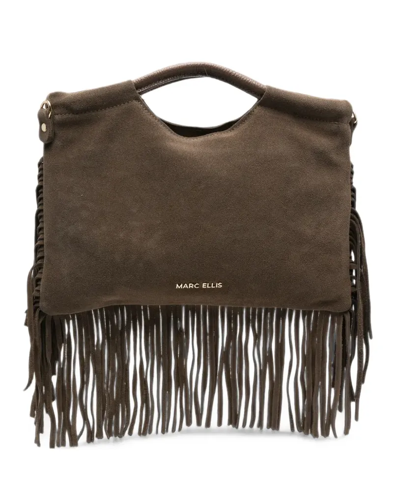 MARC ELLIS Camelia fringe-trim tote bag - Braun Braun