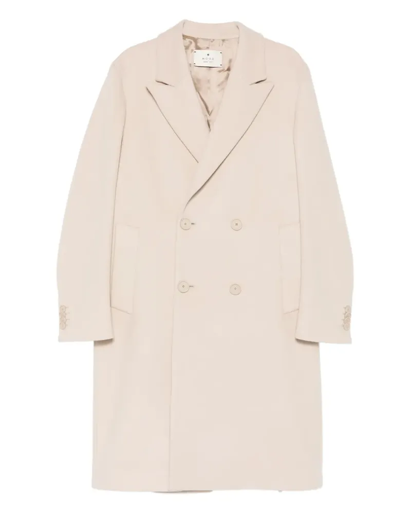 Manuel Ritz Double-breasted Coat - Nude Nude
