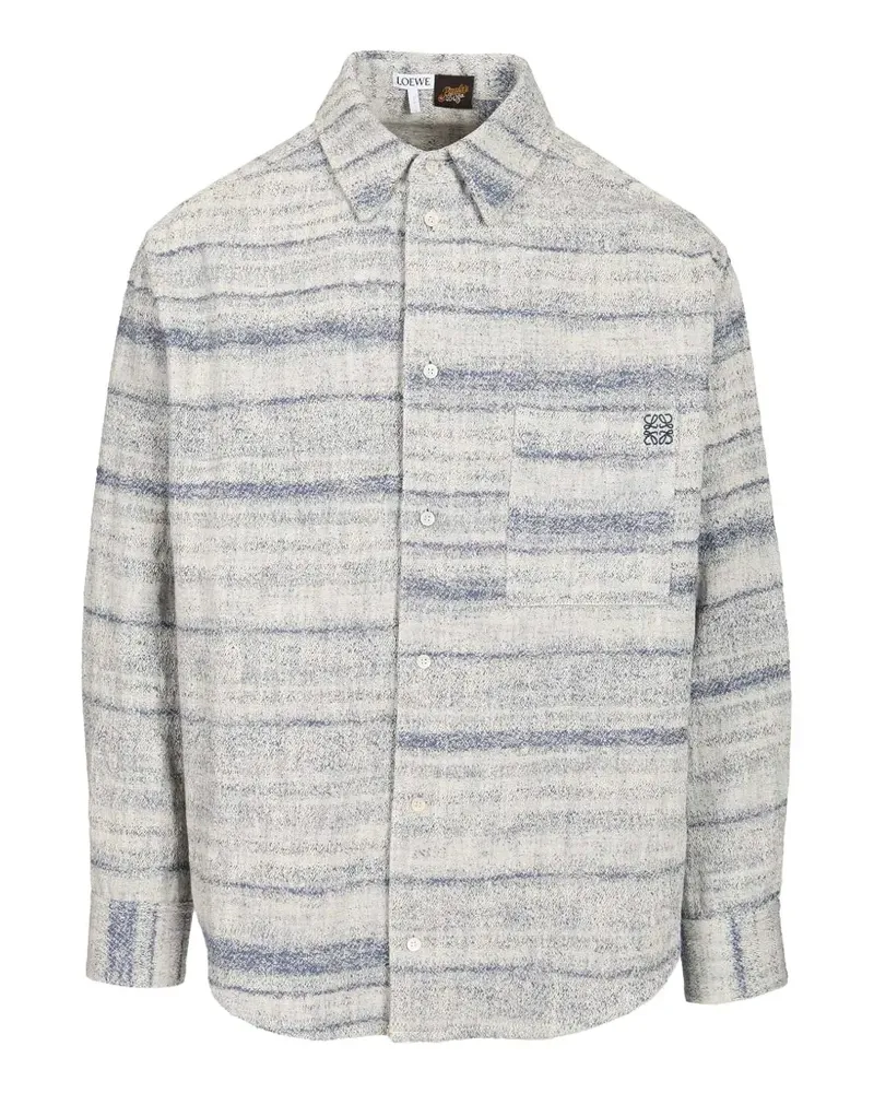Loewe long-sleeve relaxed-fit shirt - Nude Nude