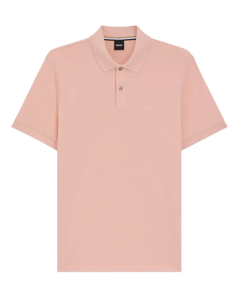 HUGO BOSS Poloshirt mit Logo-Stickerei - Rosa Rosa