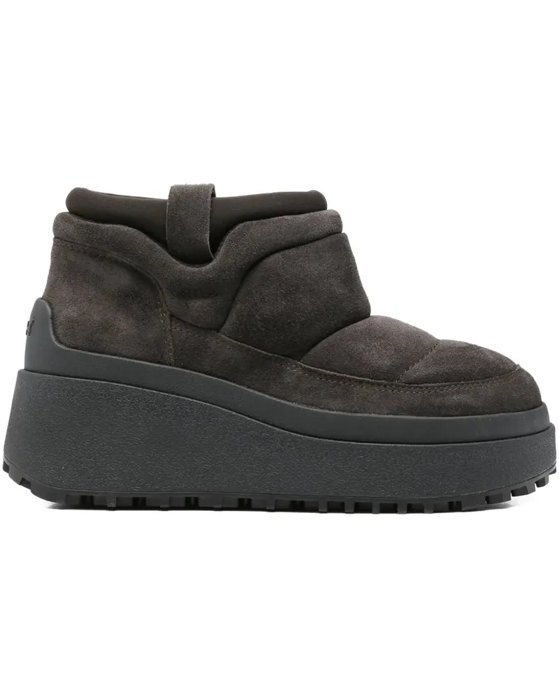 ash Gefütterte Plateau-Stiefel - Braun Braun