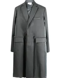 Sacai Trenchcoat mit Kordelzug Grau