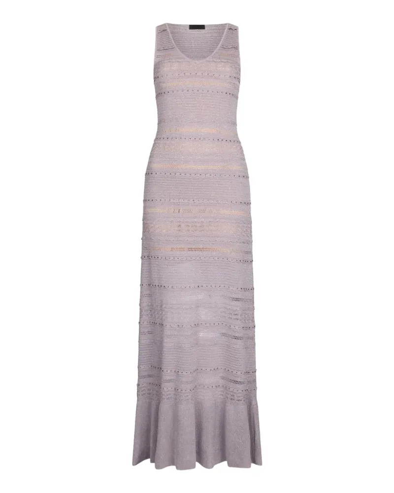 Liu Jo V-neck maxi dress - Violett Violett