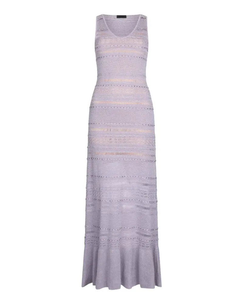 Liu Jo V-neck maxi dress - Violett Violett