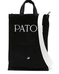 Patou Shopper mit Logo-Stickerei Schwarz