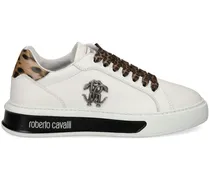 Sneakers mit Mirror Snake-Schild - Weiß