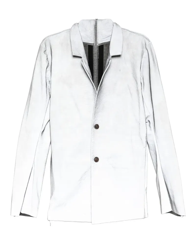 Isaac Sellam Talmud Lederjacke - Grau Grau