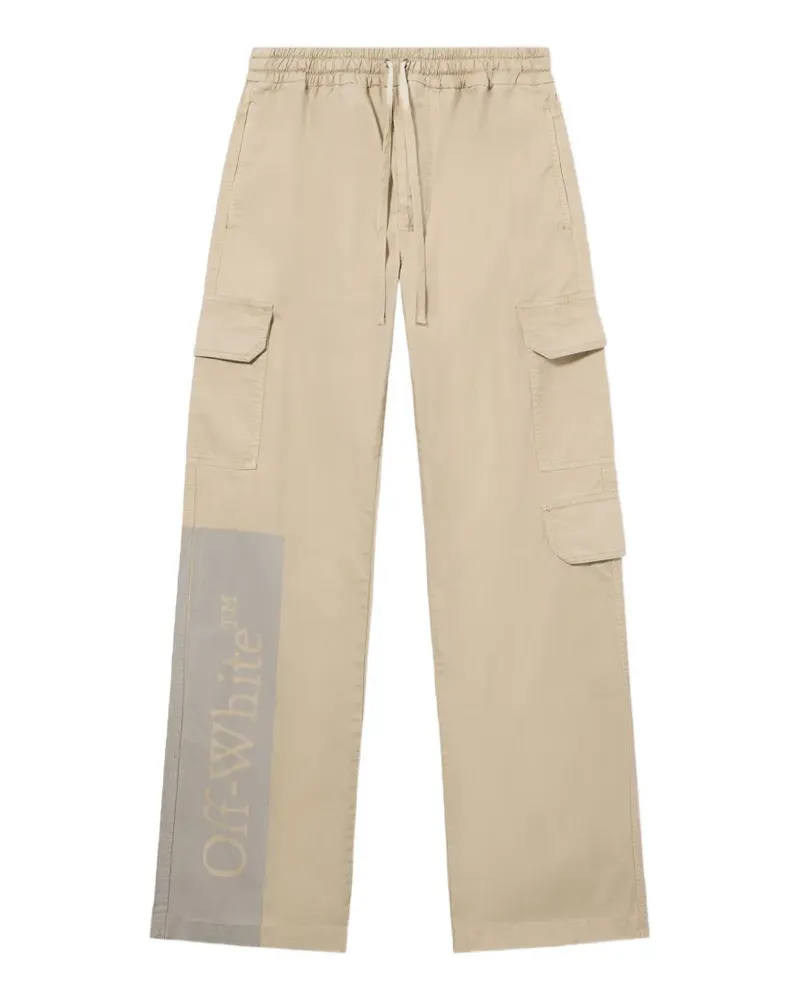 OFF-WHITE Big Bookish Cargohose - Nude Nude