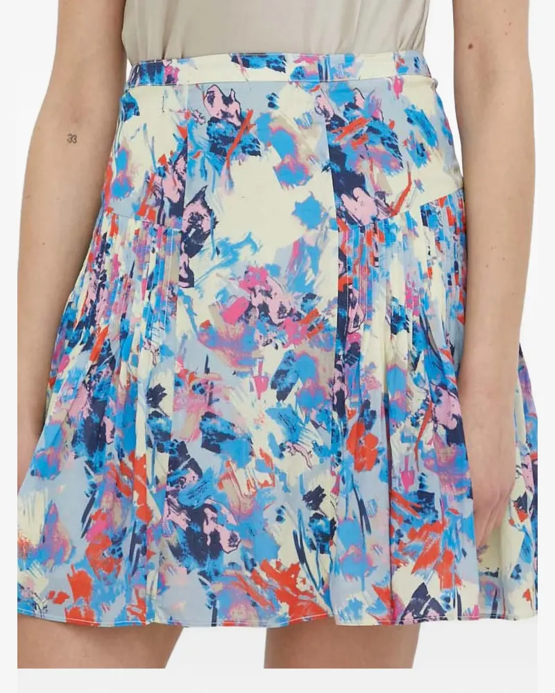 Day Birger et Mikkelsen Faltenrock mit Blumen-Print - Braun Braun