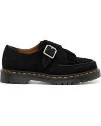 Dr.Martens Ramsey suede monk shoes Schwarz