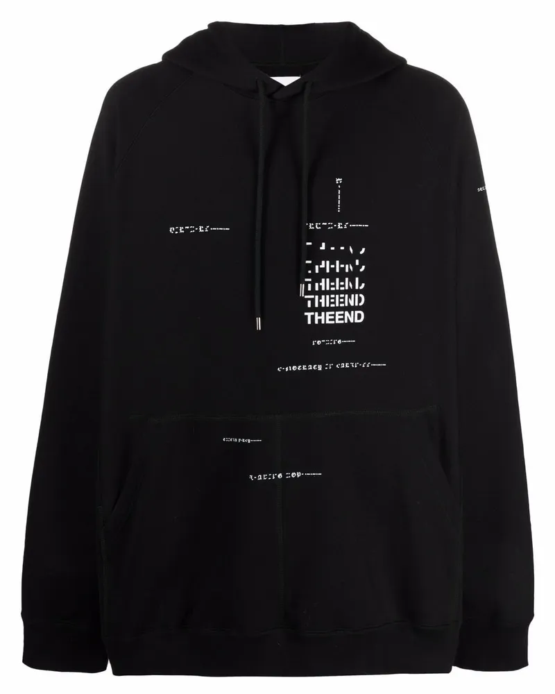TheSoloIst Hoodie mit grafischem Print - Schwarz Schwarz