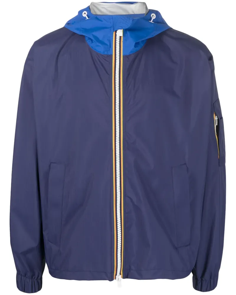 K-Way Jacke mit Kordelzug - Blau Blau