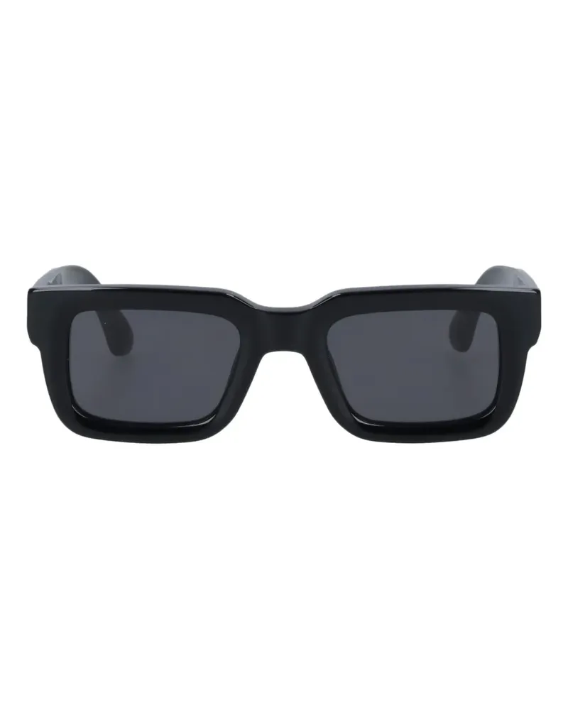 CHIMI Sonnenbrille mit eckigem Gestell - Schwarz Schwarz