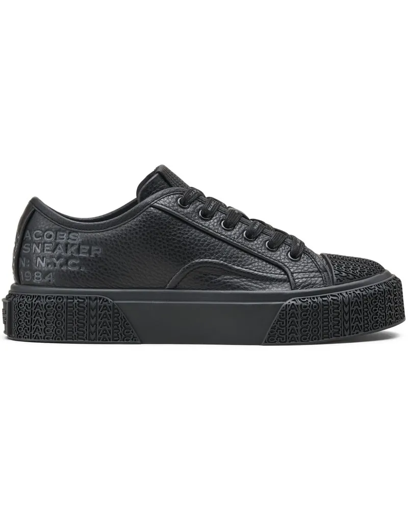 Marc Jacobs The Leather Sneakers - Schwarz Schwarz