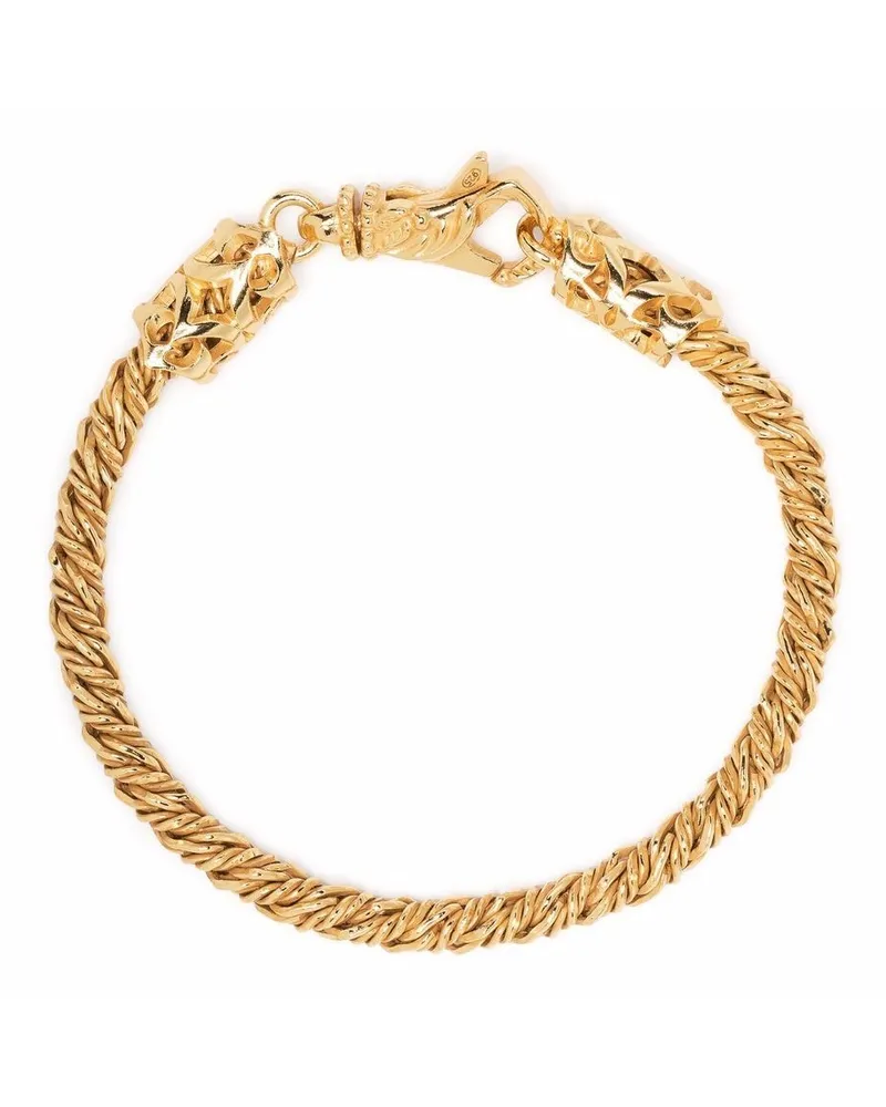 Emanuele Bicocchi Kettenarmband in Kordeloptik - Gold Gold