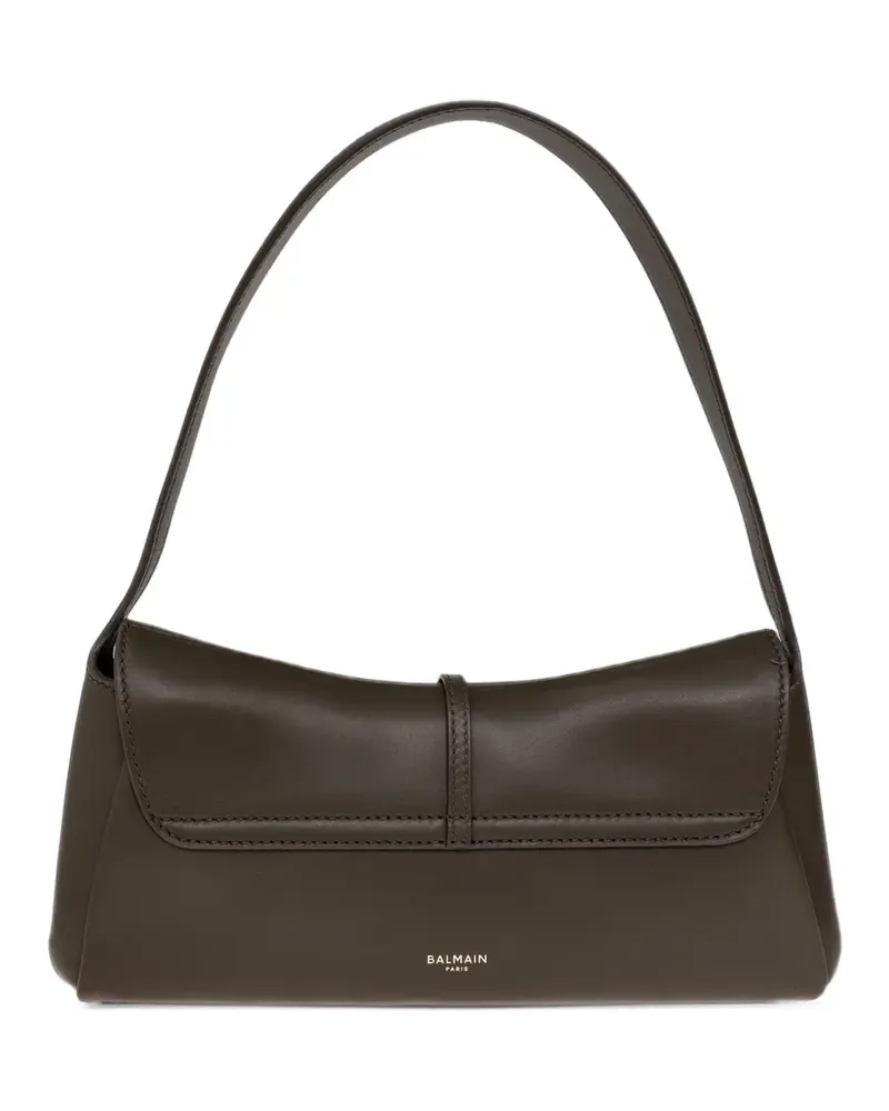 Balmain Metropolis Schultertasche - Grün Grün