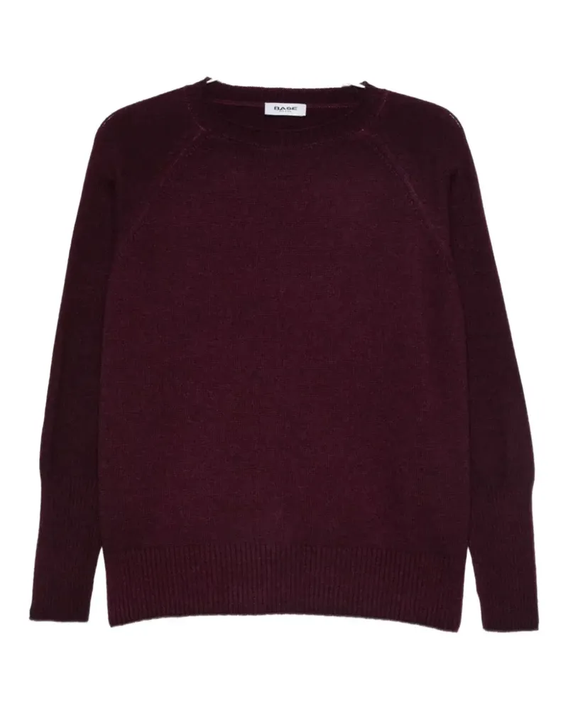 BASE Milano Pullover mit Raglanärmeln - Violett Violett