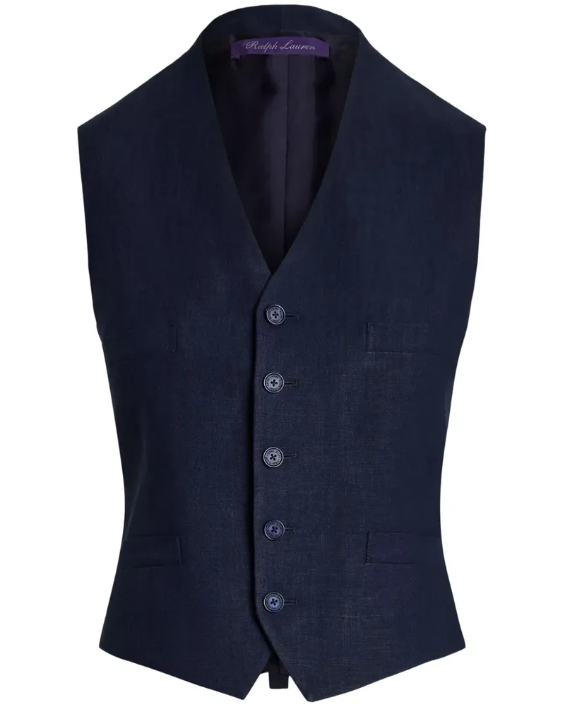 Ralph Lauren Pullunder mit V-Ausschnitt - Blau Blau