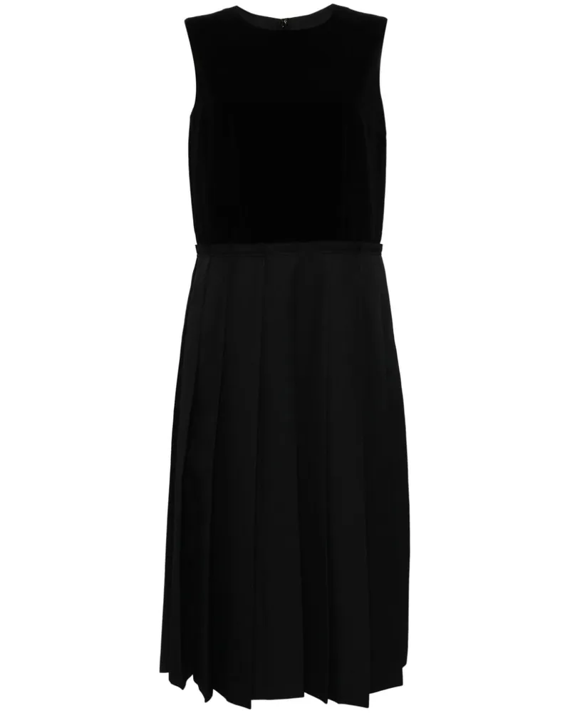 Comme des Garçons Ärmelloses Kleid - Schwarz Schwarz