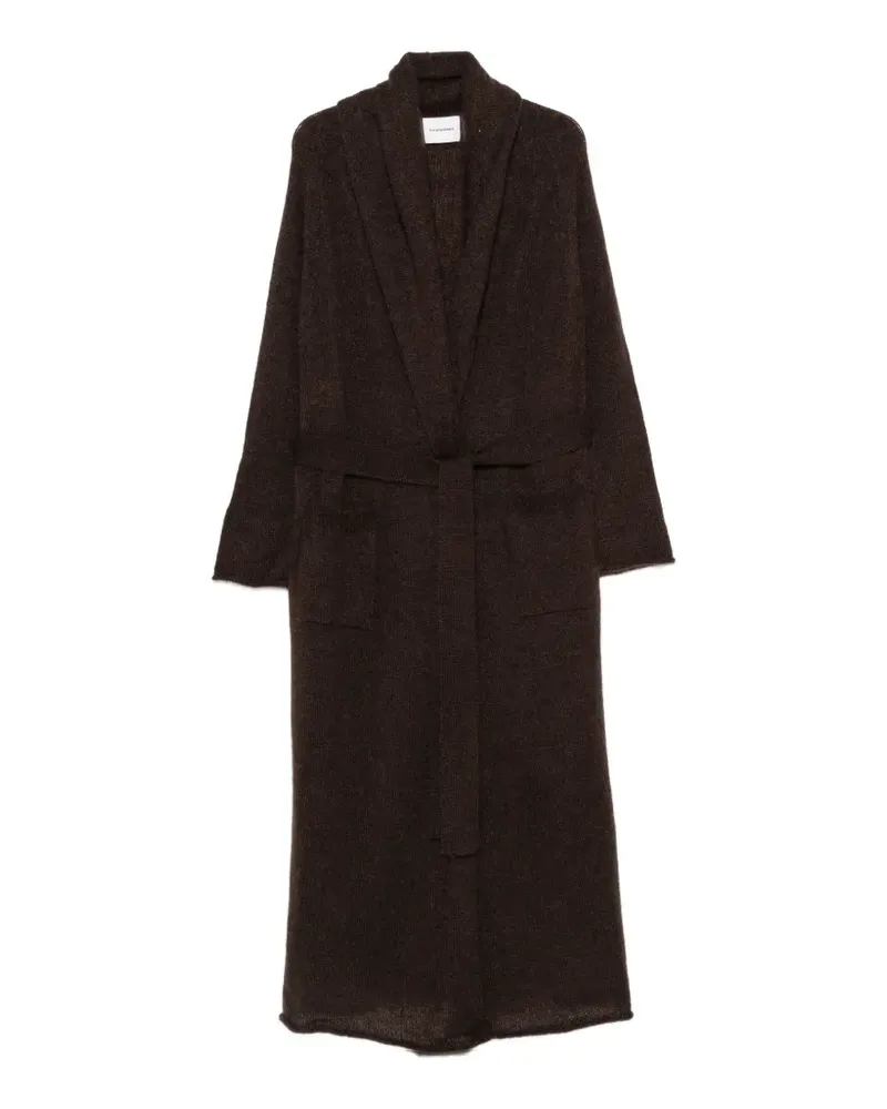 ANDAMANE Cardigan mit Schalkragen - Braun Braun