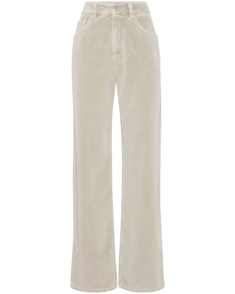 Brunello Cucinelli Halbhohe Hose - Nude Nude