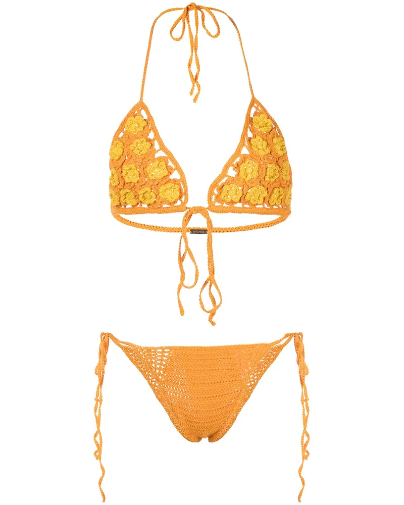 Cult Gaia Alivia Bikinihöschen - Gold Gold