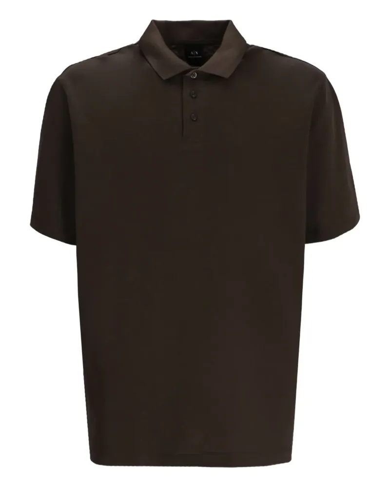 Armani Exchange Klassisches Poloshirt - Braun Braun