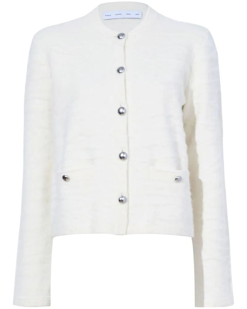 Proenza Schouler Josephine Jacke - Weiß Weiß
