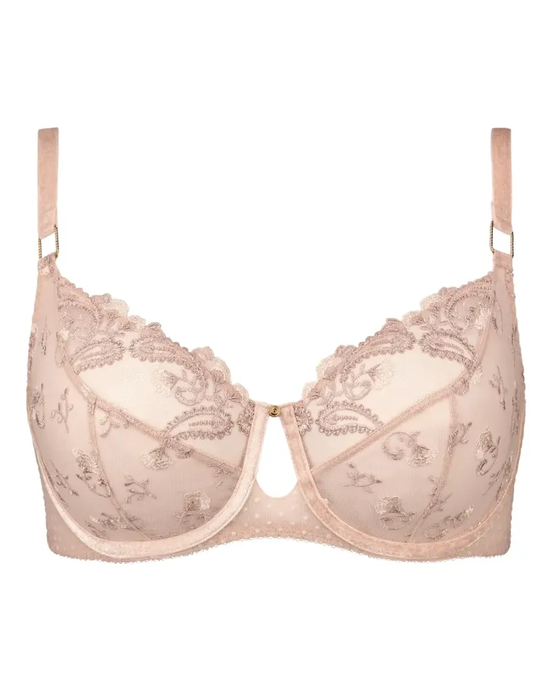 Aubade Bestickter Velvet Memories BH - Nude Nude