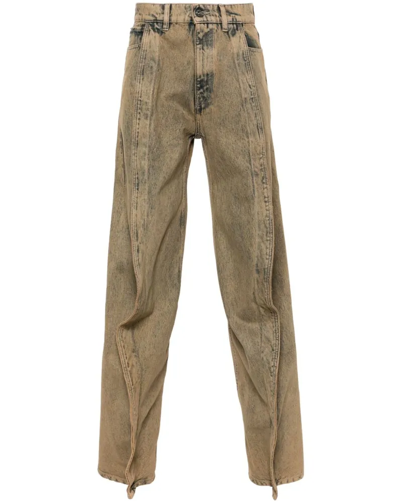 Y/PROJECT Evergreen Banana Jeans - Nude Nude