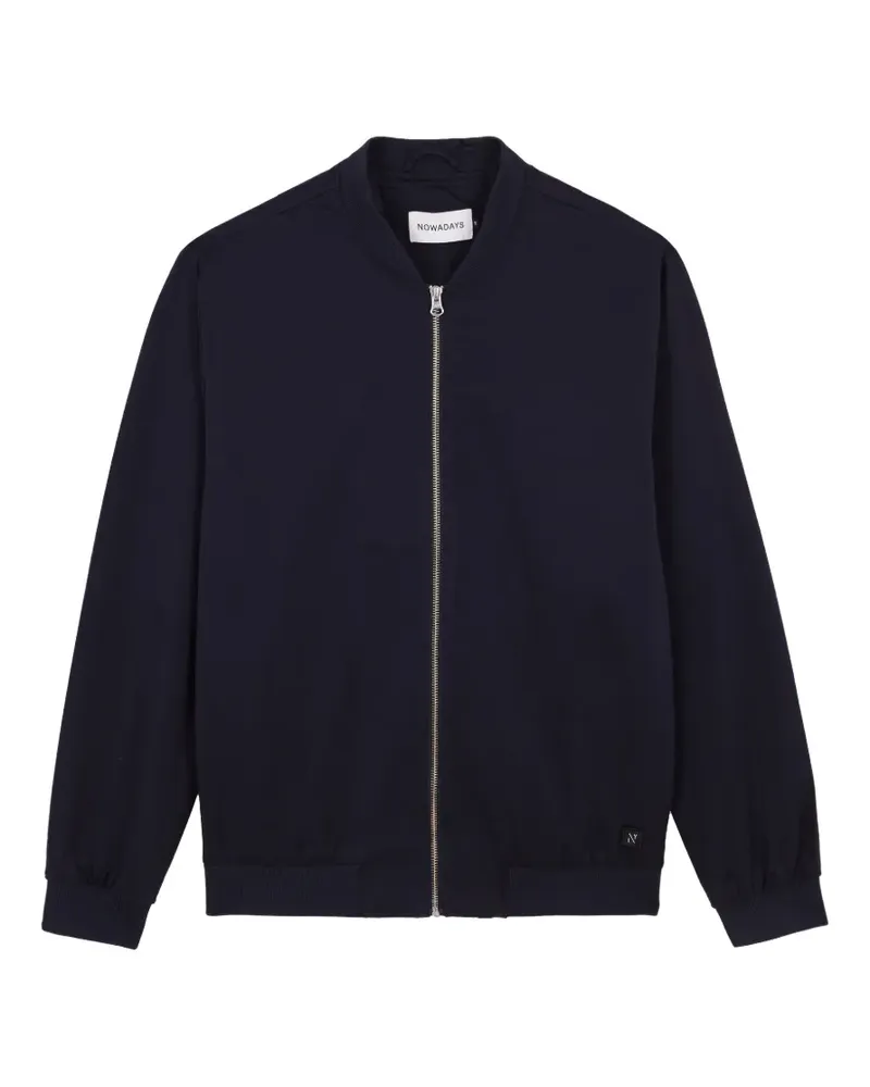 Nowadays zip-up bomber jacket - Blau Blau