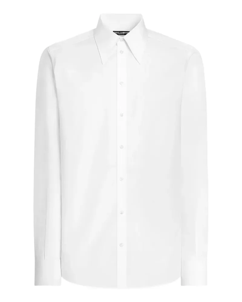 Dolce & Gabbana Hemd mit klassischem Kragen - Weiß Weiß