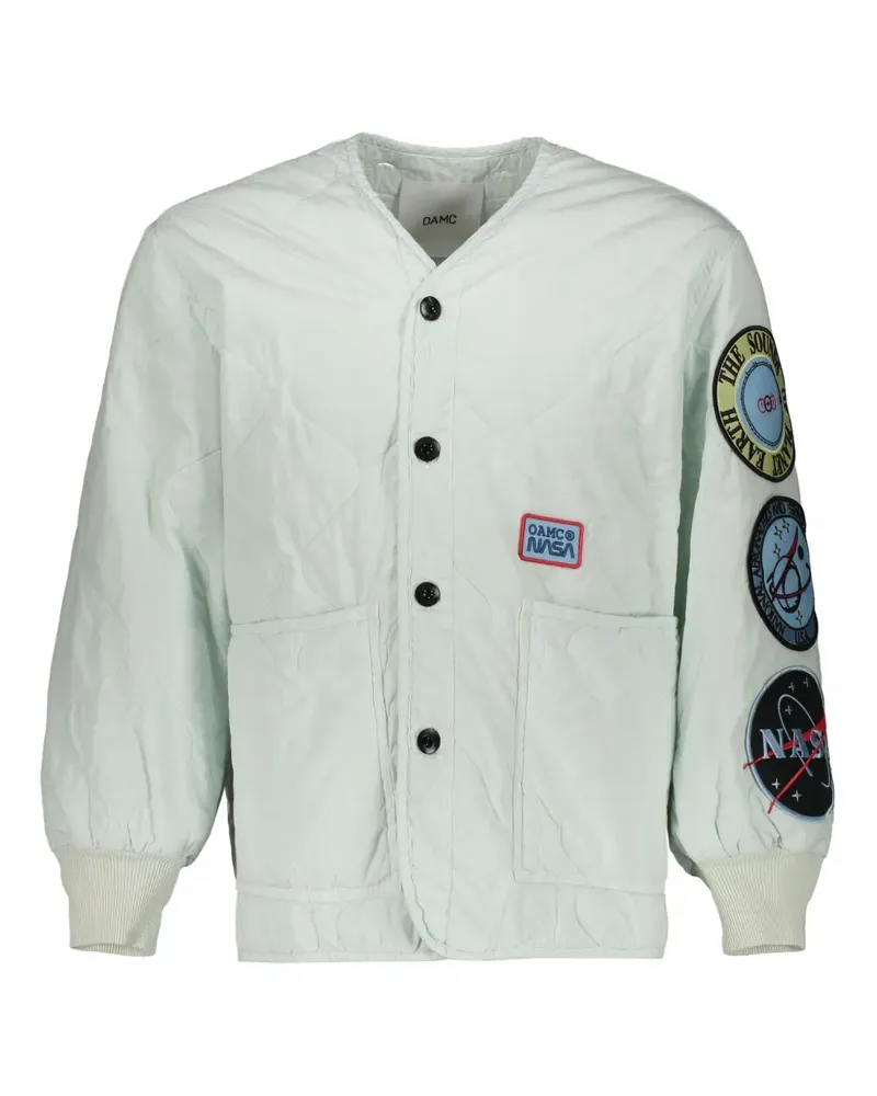 OAMC x NASA Bomberjacke mit Logo-Patch - Grün Grün