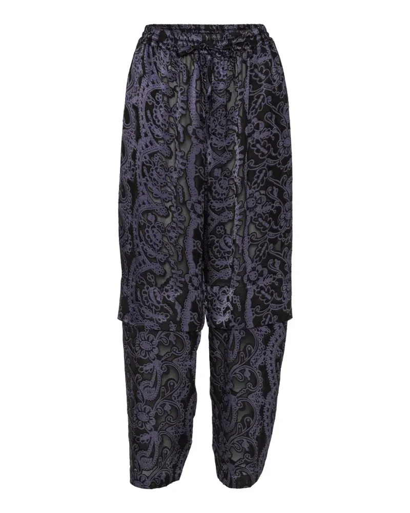 Henrik Vibskov Shants burnout-pattern trousers - Violett Violett