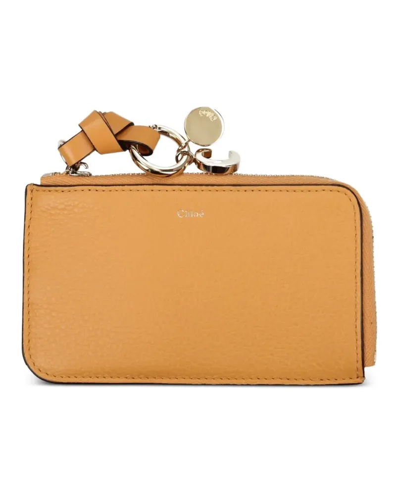 Chloé Alphabet leather wallet - Orange Orange