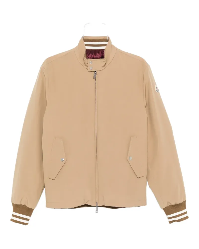 Moncler striped 'prieure' jacket - Nude Nude