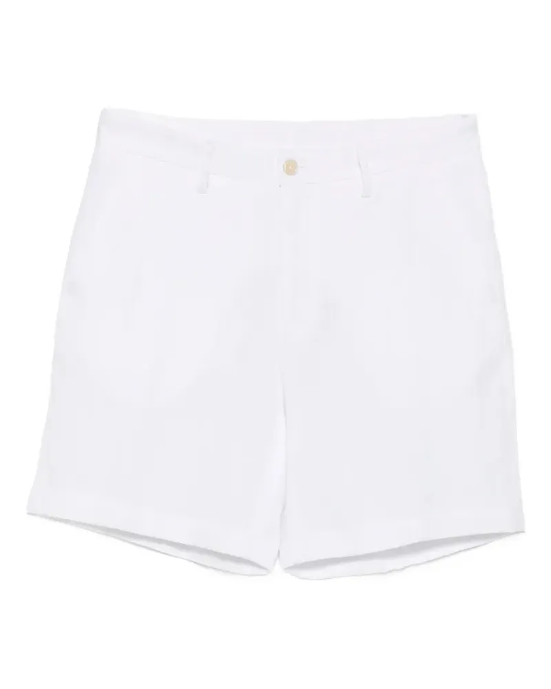 120% Lino linen tailored shorts - Weiß Weiß