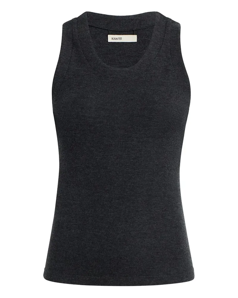 KHAITE Isha sleeveless top - Grau Grau