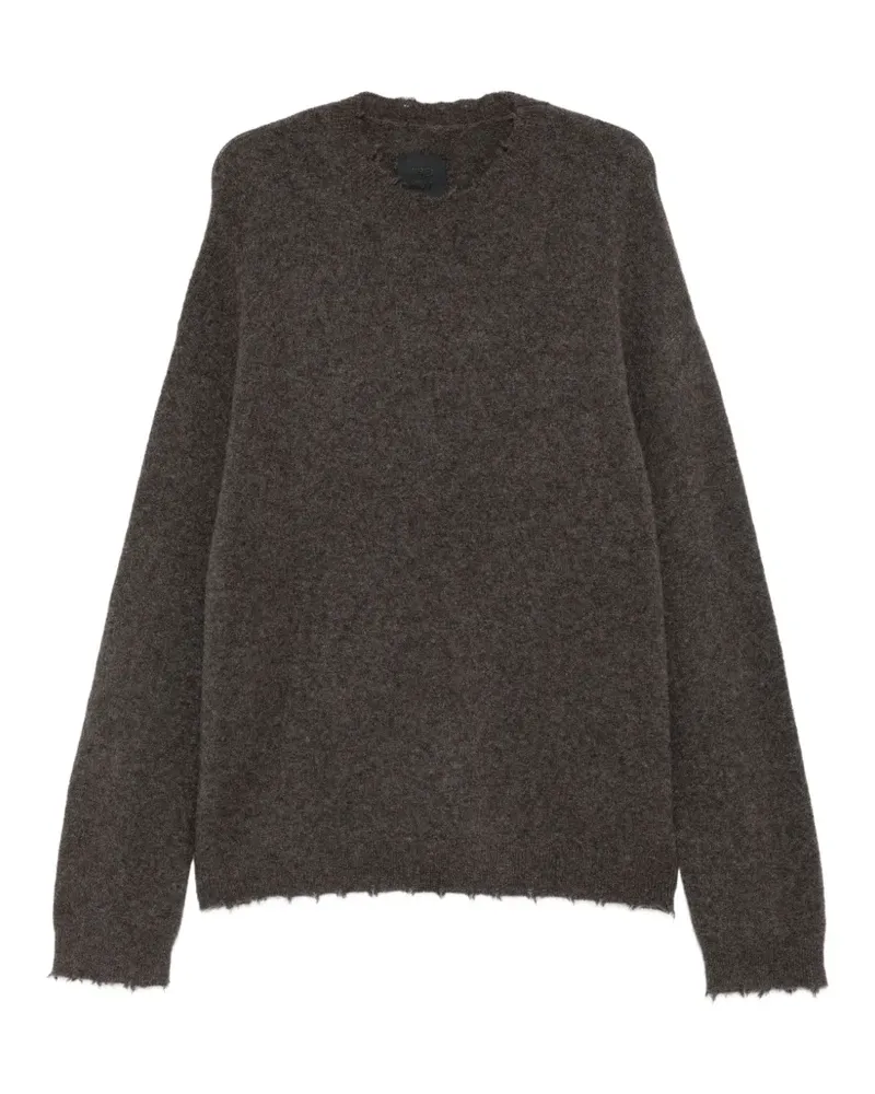FREI-MUT Kintore Pullover im Distressed-Look - Grau Grau