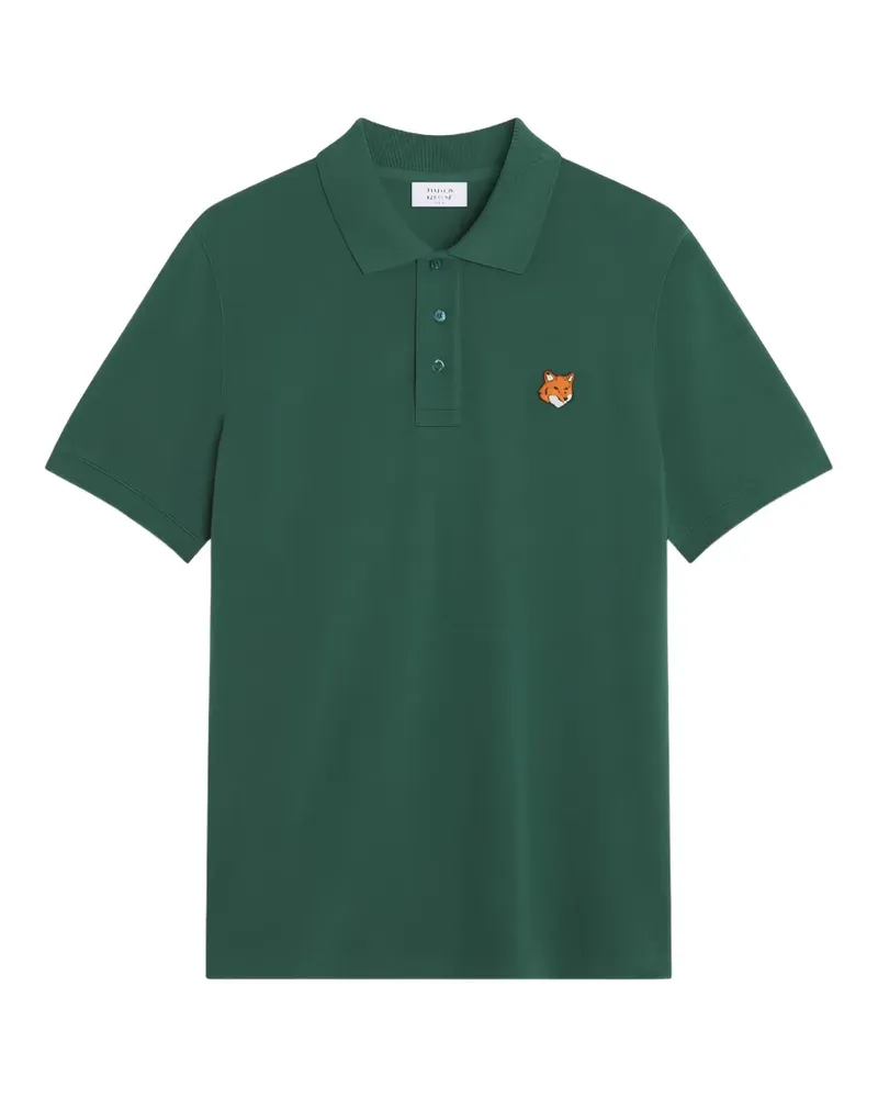 Kitsuné Fox Head polo shirt - Grün Grün