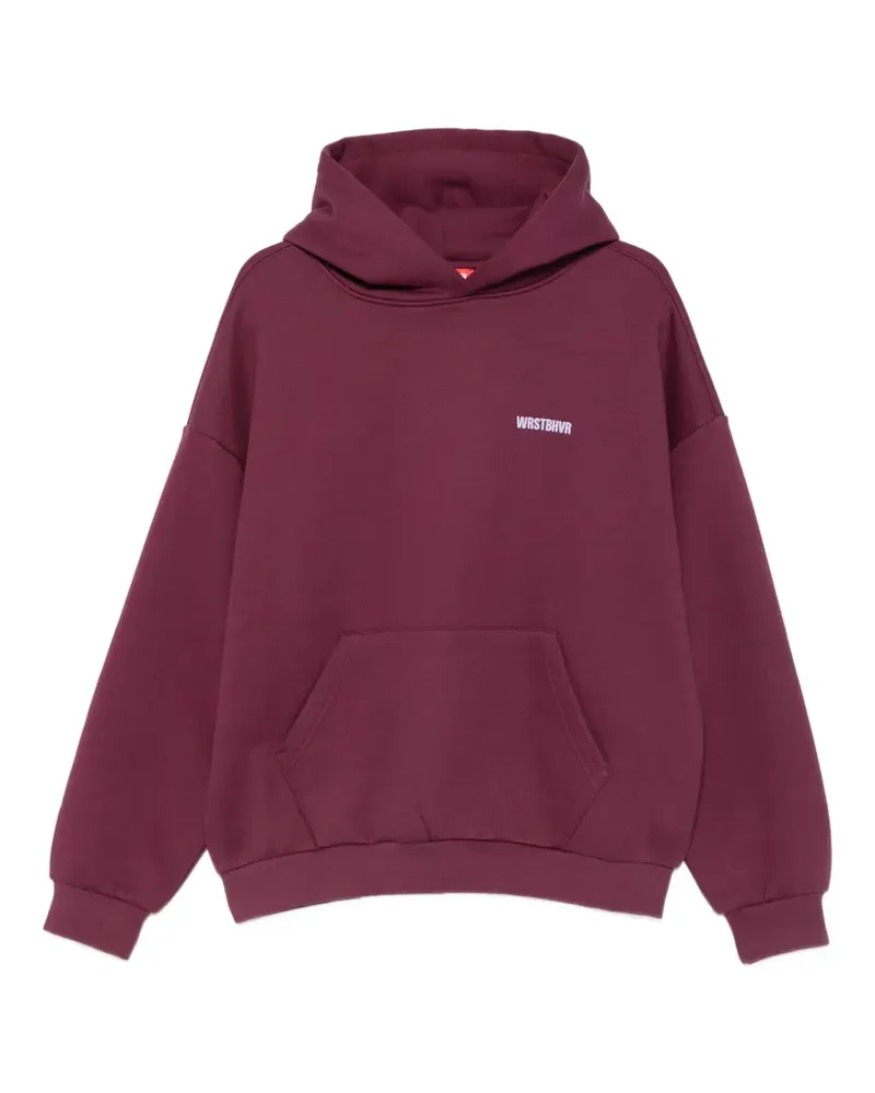 WRSTBHVR Hoodie mit Logo-Print - Violett Violett