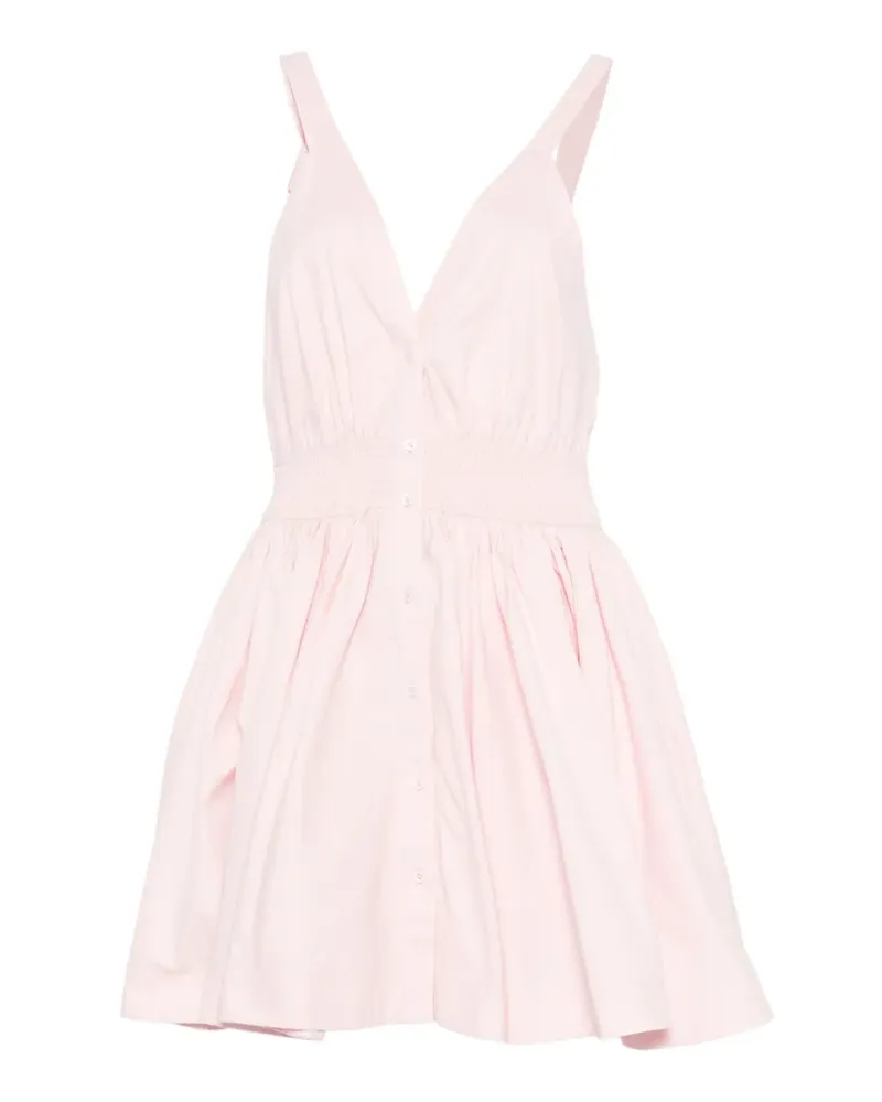 Maje cotton A-line mini dress - Rosa Rosa